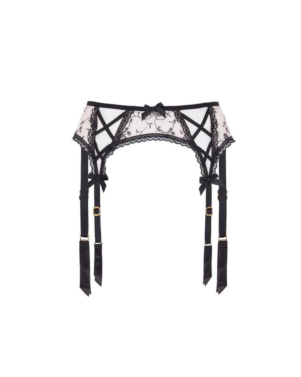 Agent Provocateur Brown Rosaleen Suspender