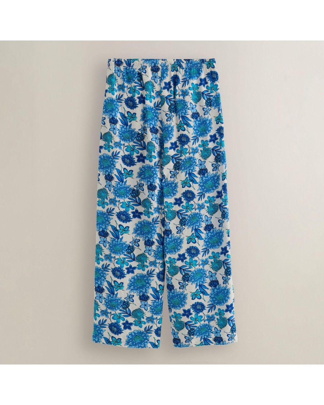Regatta Blue Talamanca Linen Relaxed-Fit Trousers