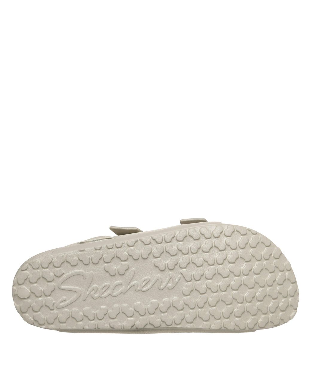 Skechers White Flat Sandals