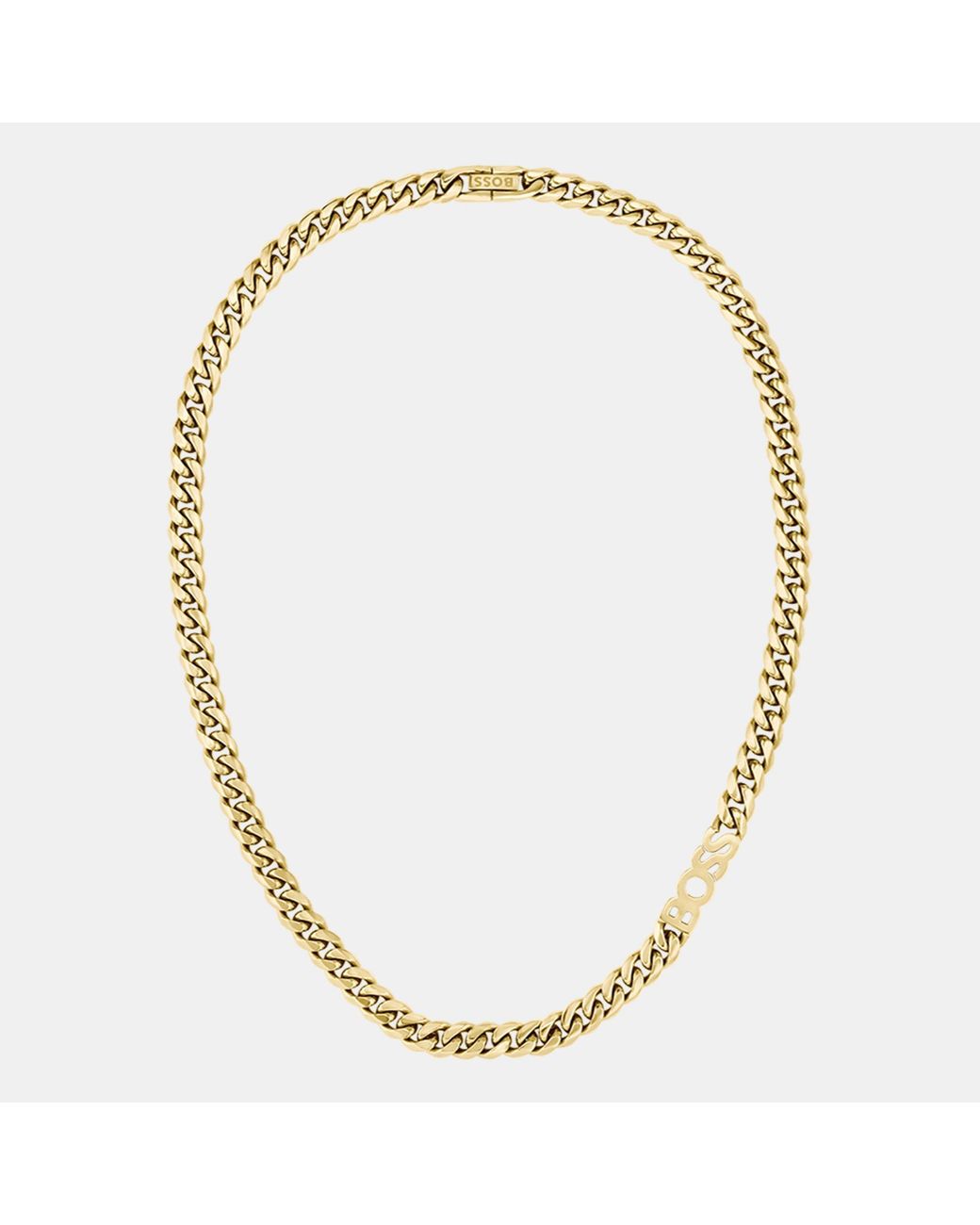 Boss Metallic Gents Kassy Chain Necklace for men