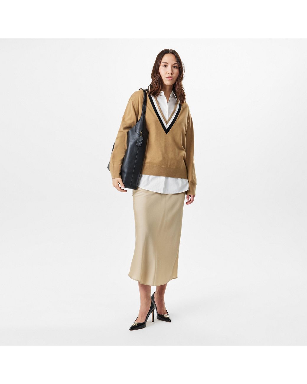 Boss Natural C Visos Tailored Pencil Midi Skirt