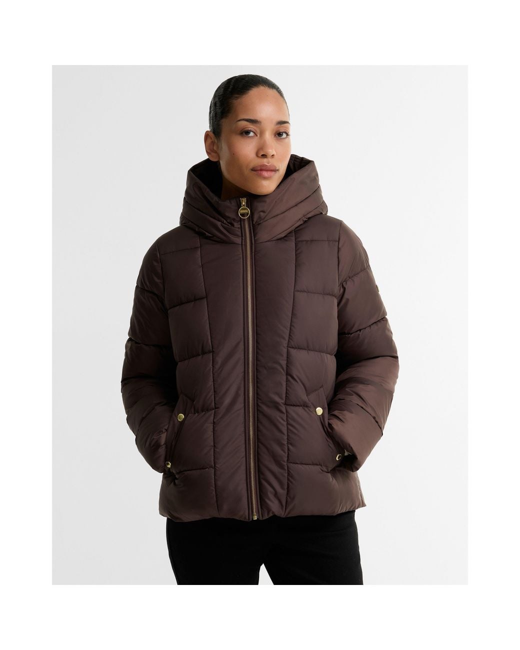 Barbour Brown B.Int Brantley Puf J Ld64