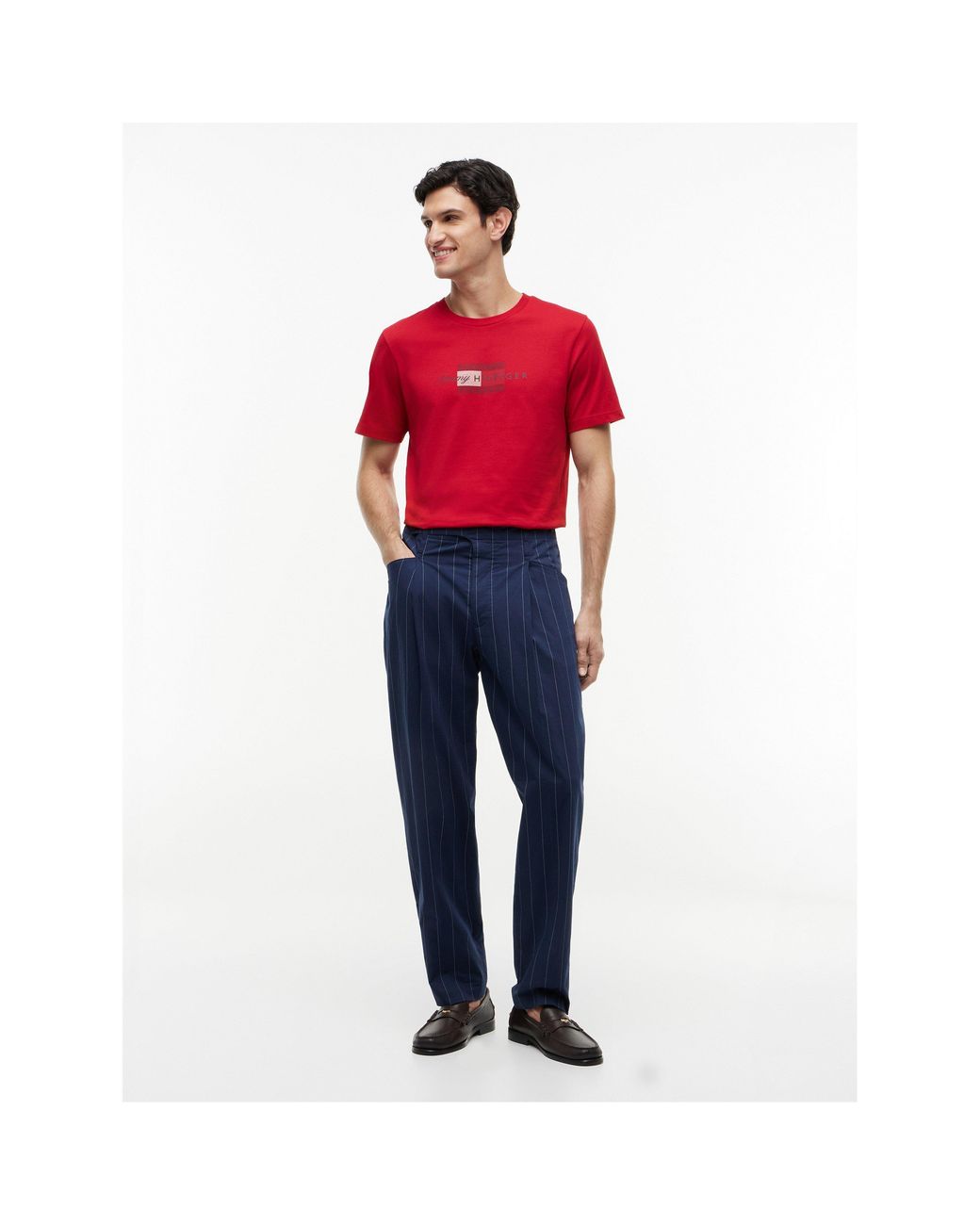 Tommy Hilfiger Red T-Shirt for men
