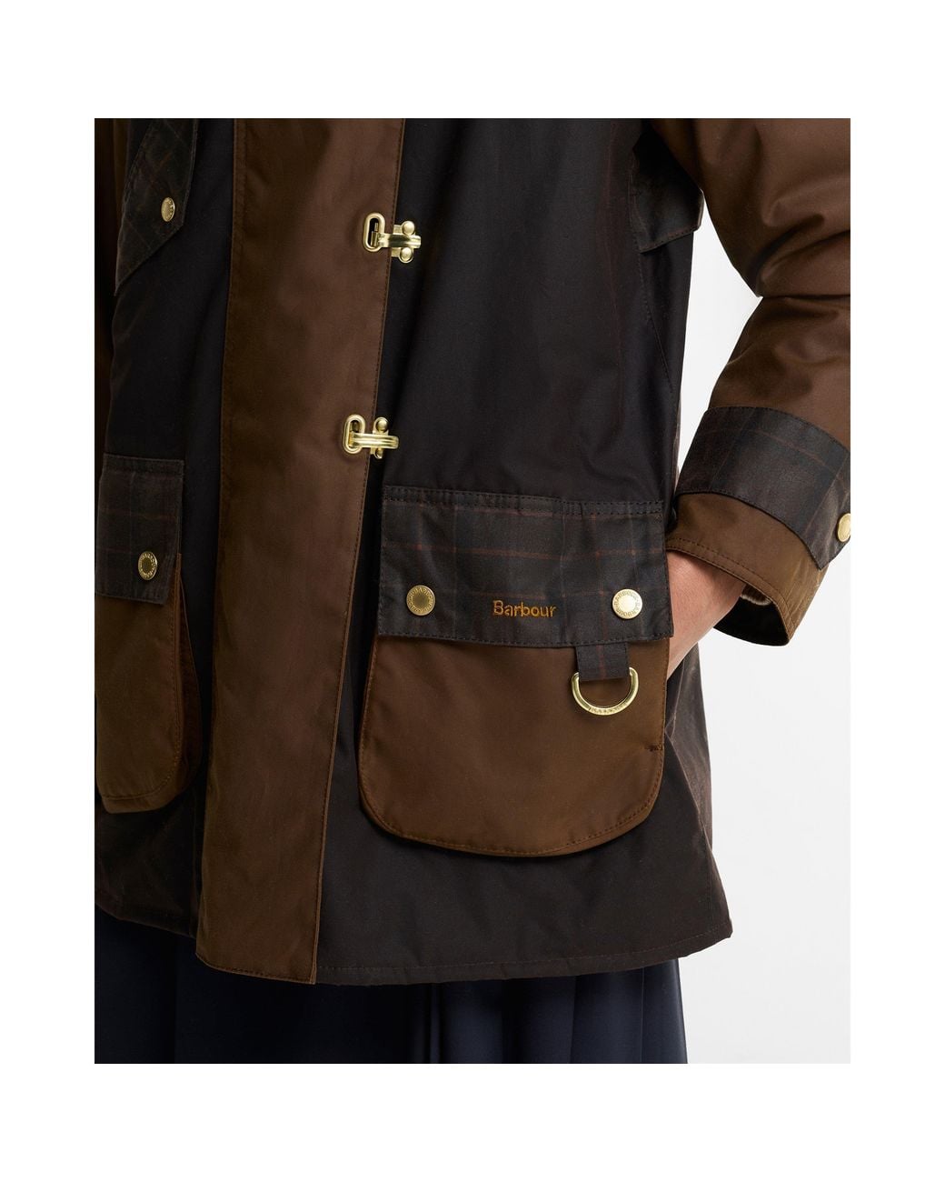 Barbour Black B.Li Felton Check Wa Ld64