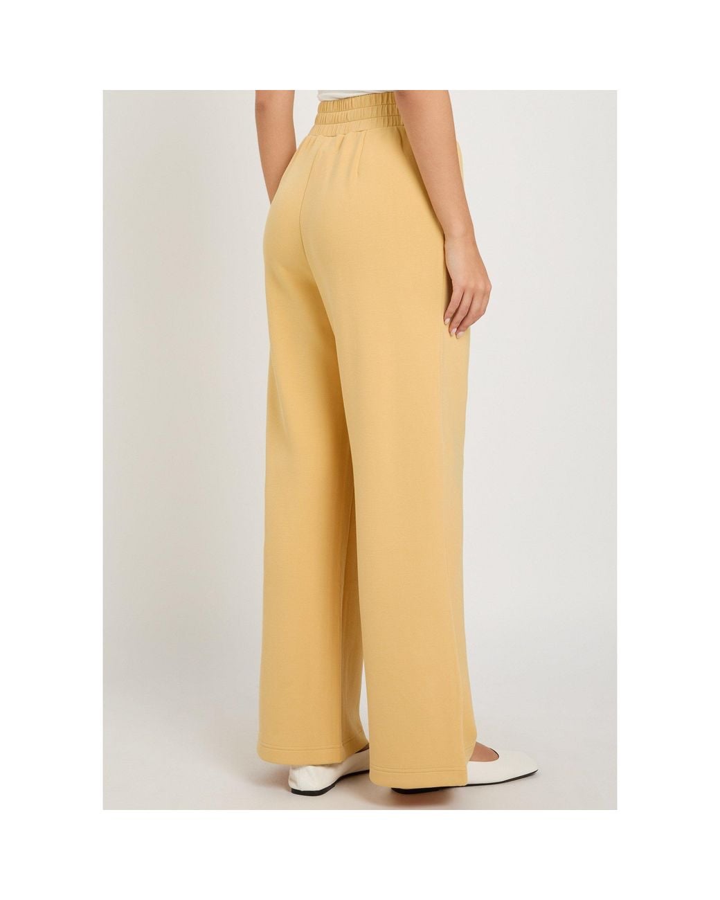 Varley Yellow The Extra Wide Leg Pant 29.5