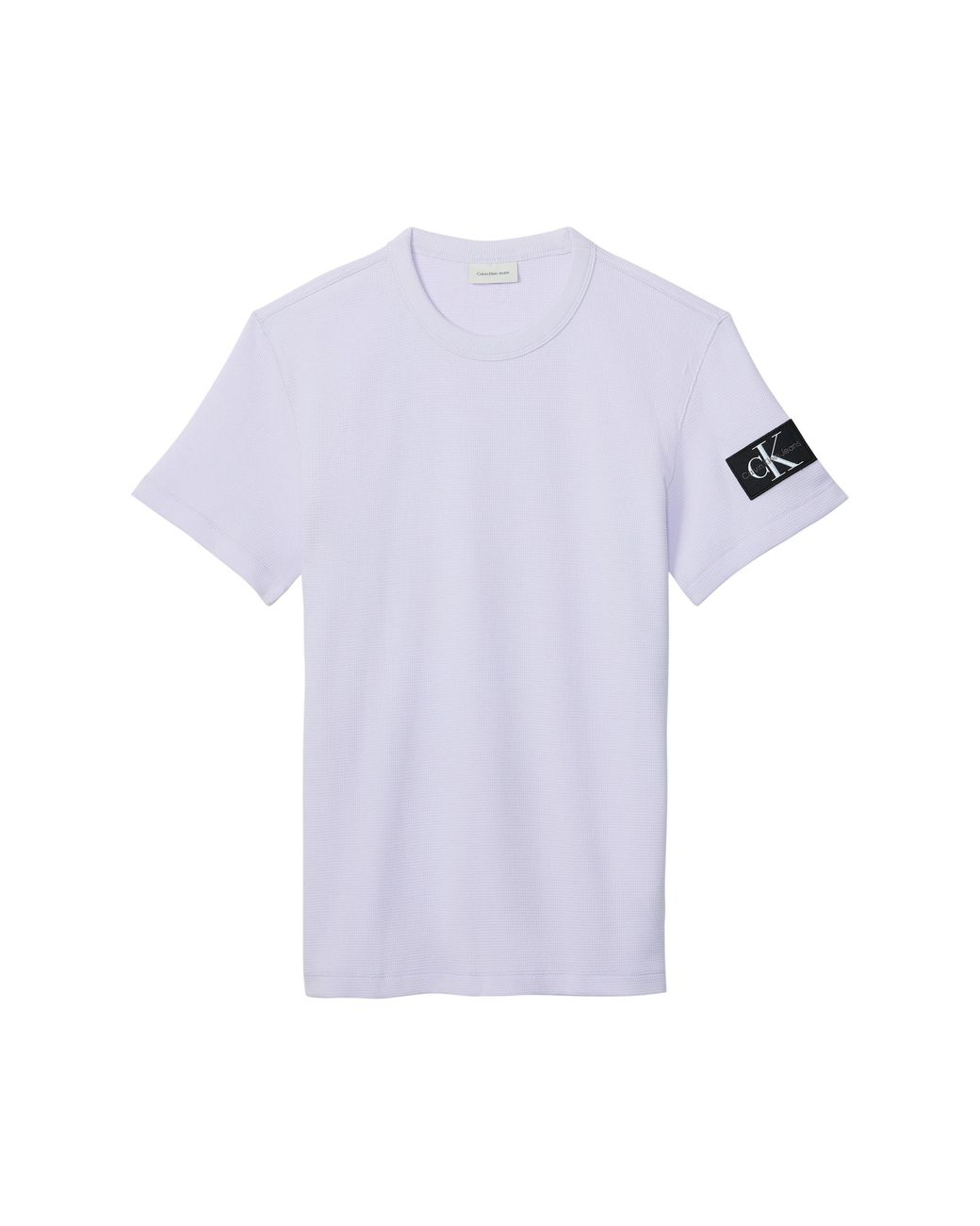Calvin Klein Purple Badge Waffle Tee for men