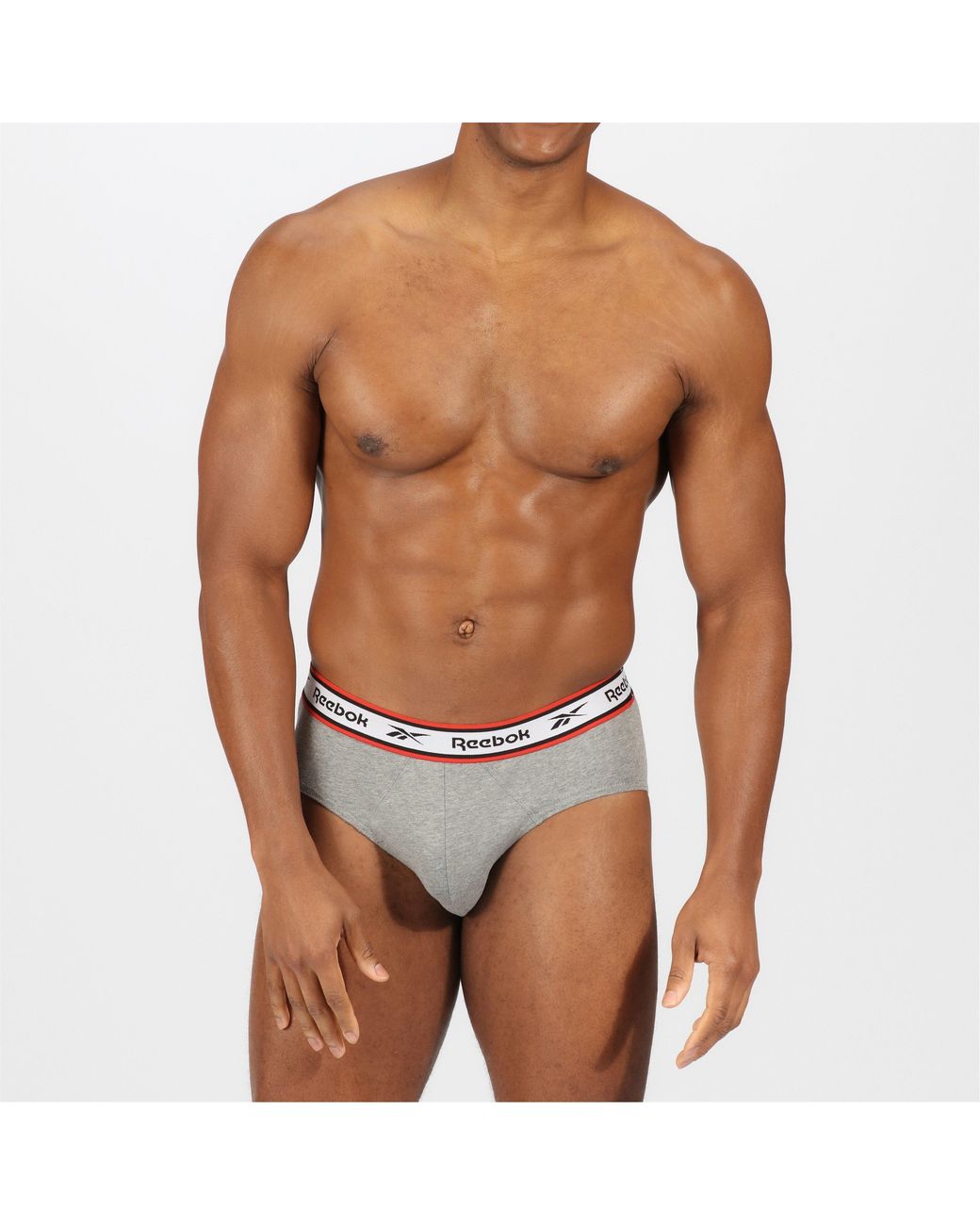Reebok Red 3 Pack Cotton Briefs for men