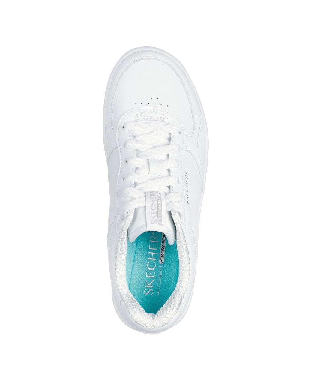 Skechers White Court Low-Top Trainers