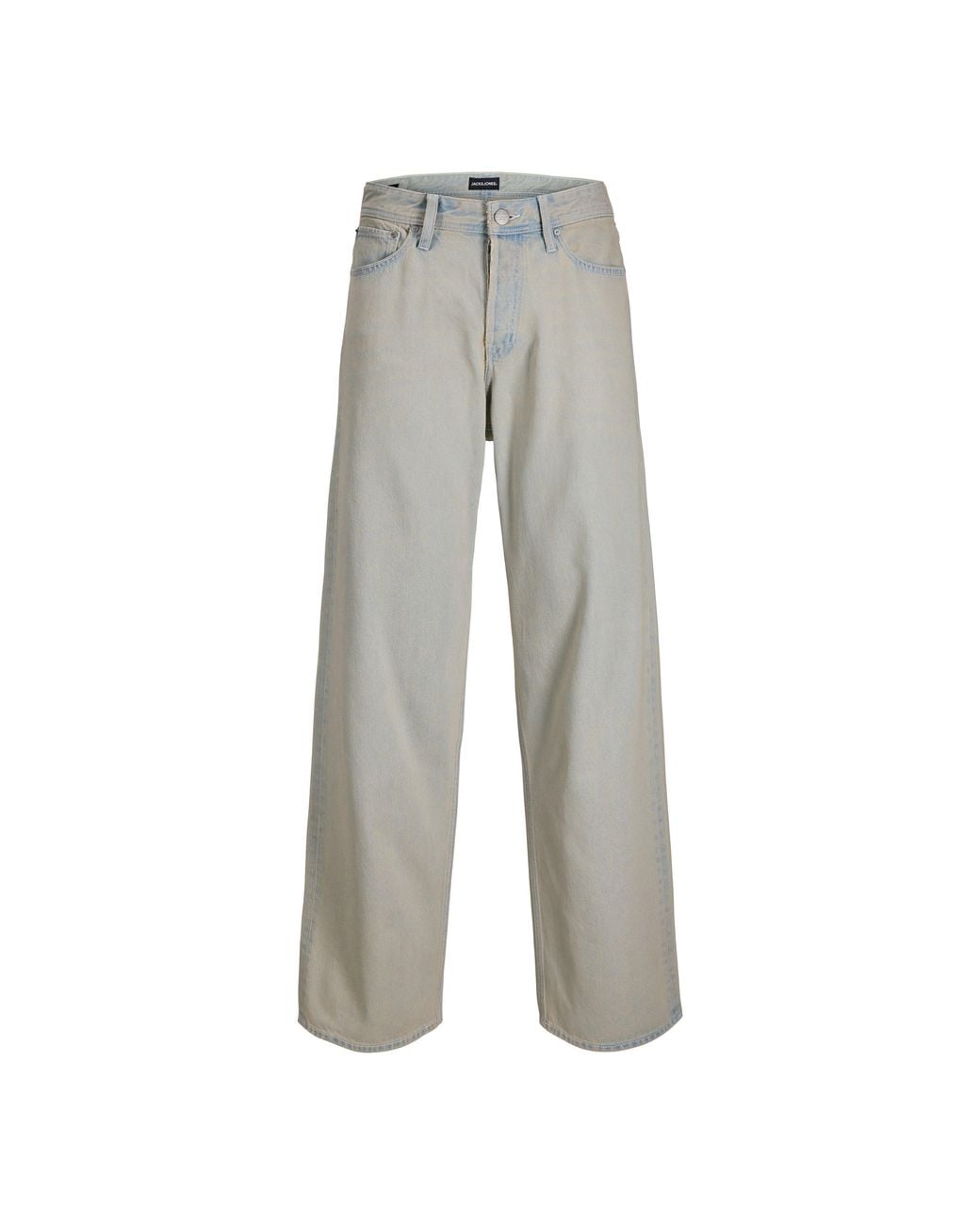 Jack & Jones Gray Ron Straight Leg Jeans for men