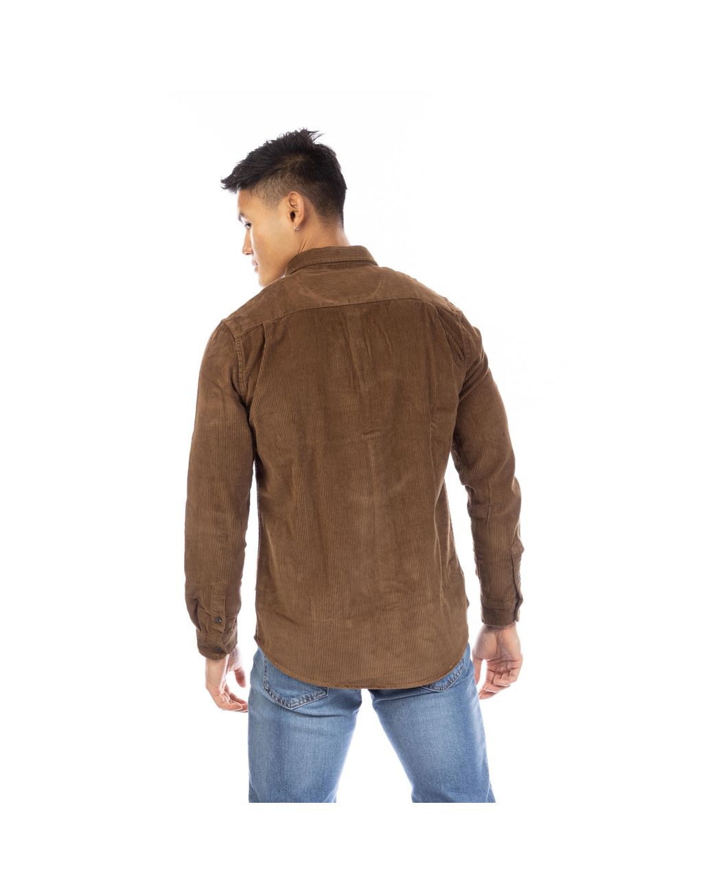 Peter Werth Brown Long Sleeve Plain Shirt for men