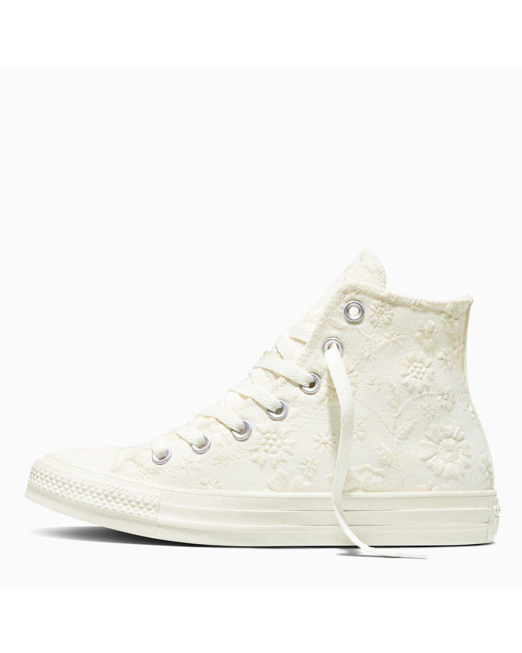Converse White Canvas High-Top Trainers