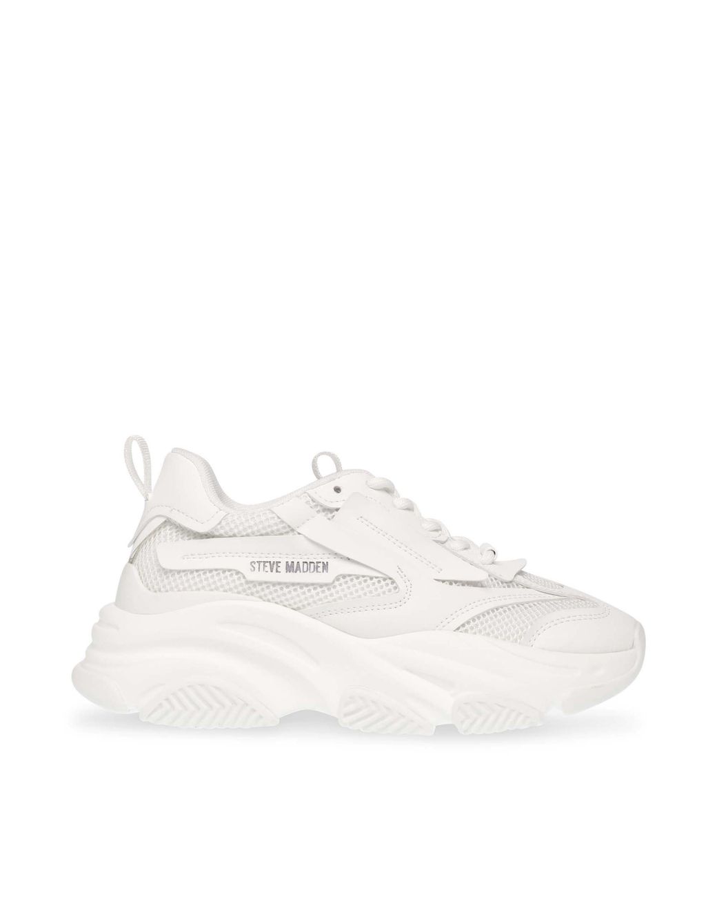Steve Madden White Possession Chunky Trainers