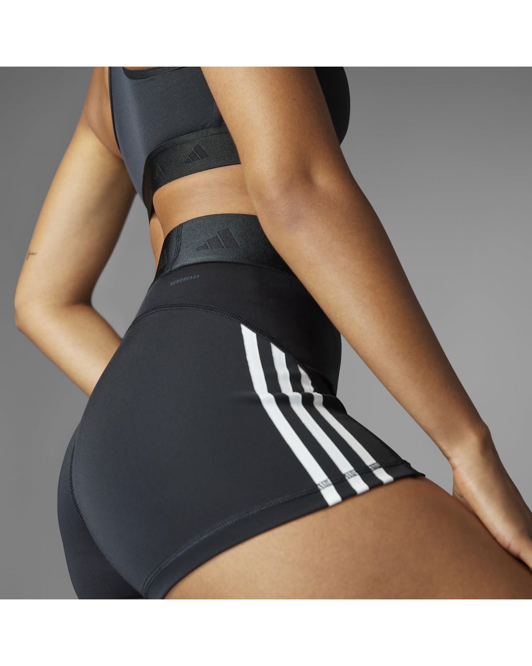 Adidas Black Performance Gym Shorts