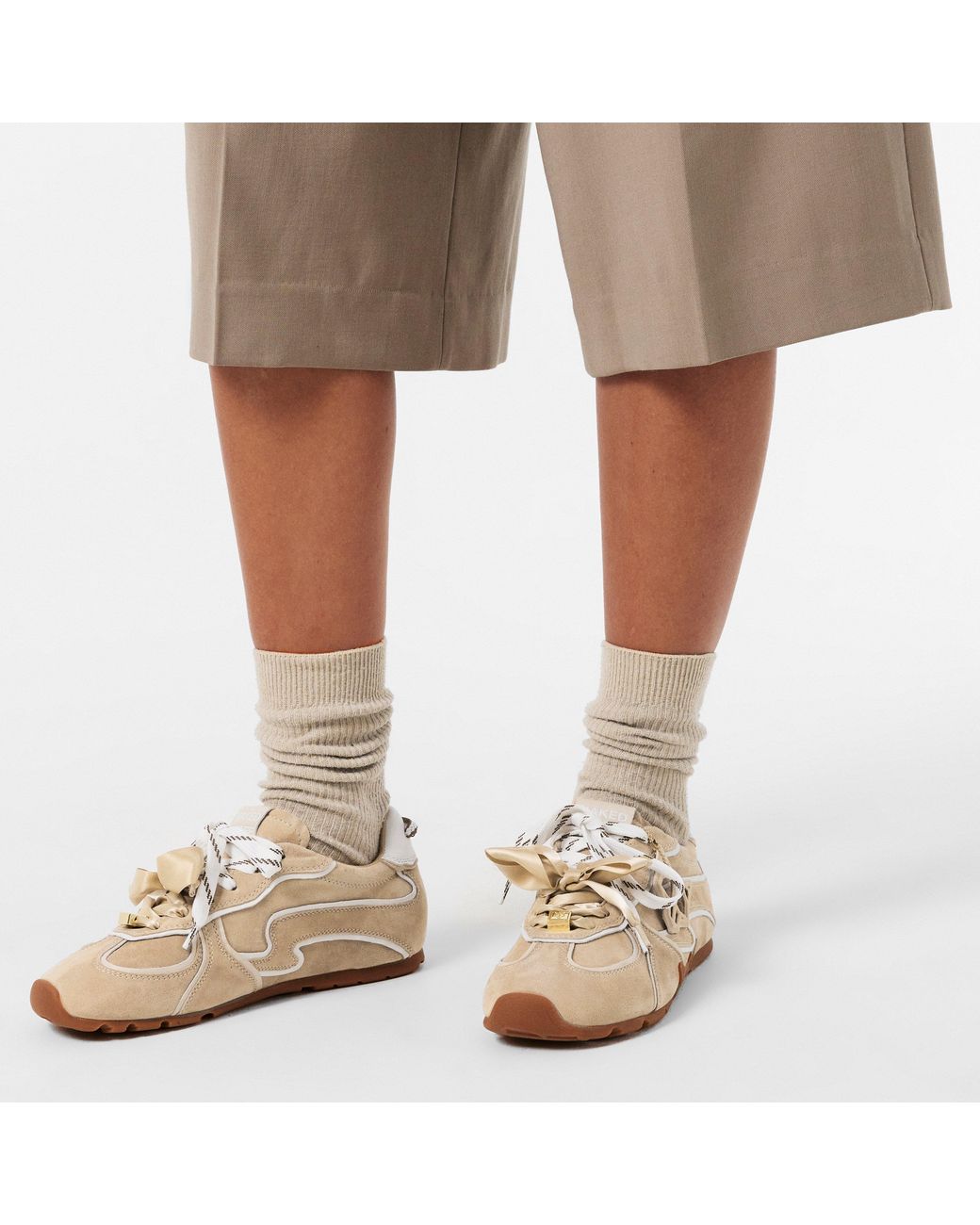 Naked Wolfe Natural Adored Low-Top Trainers