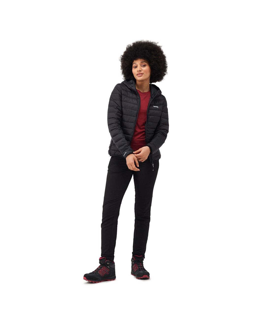 Regatta Black Marizion Quilted Lightweight Insulated Puffer Jacket