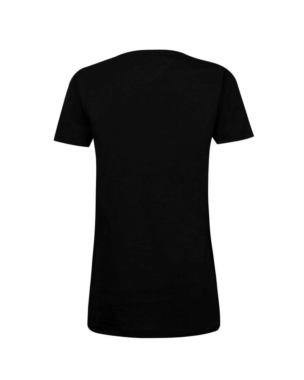 Tommy Hilfiger Black Logo Crew Neck T Shirt for men