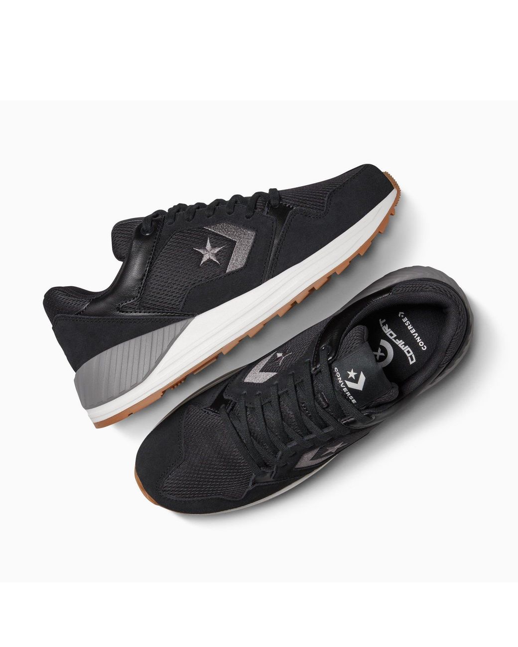Converse Black Adults Wave Trainer Low-Top Trainers