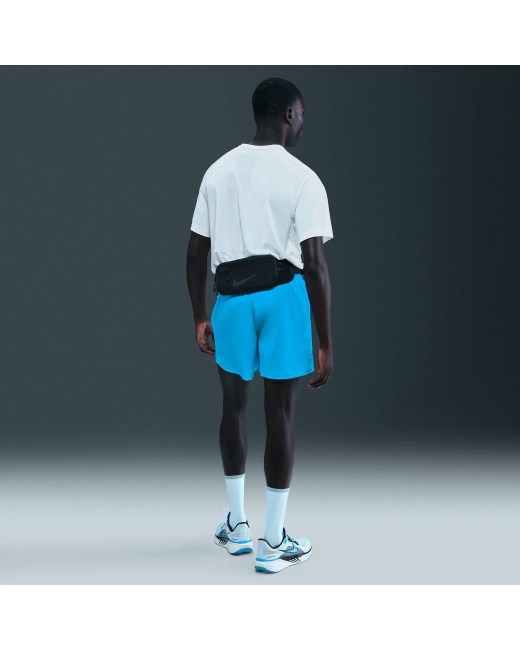 Nike Blue Dri-Fit Challenger 5 Brief-Lined Versatile Shorts for men
