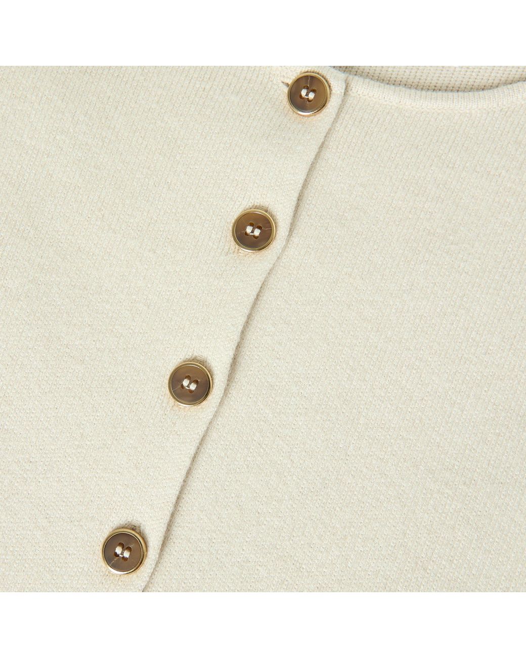 GOOD AMERICAN Natural Sleeve Cardigan