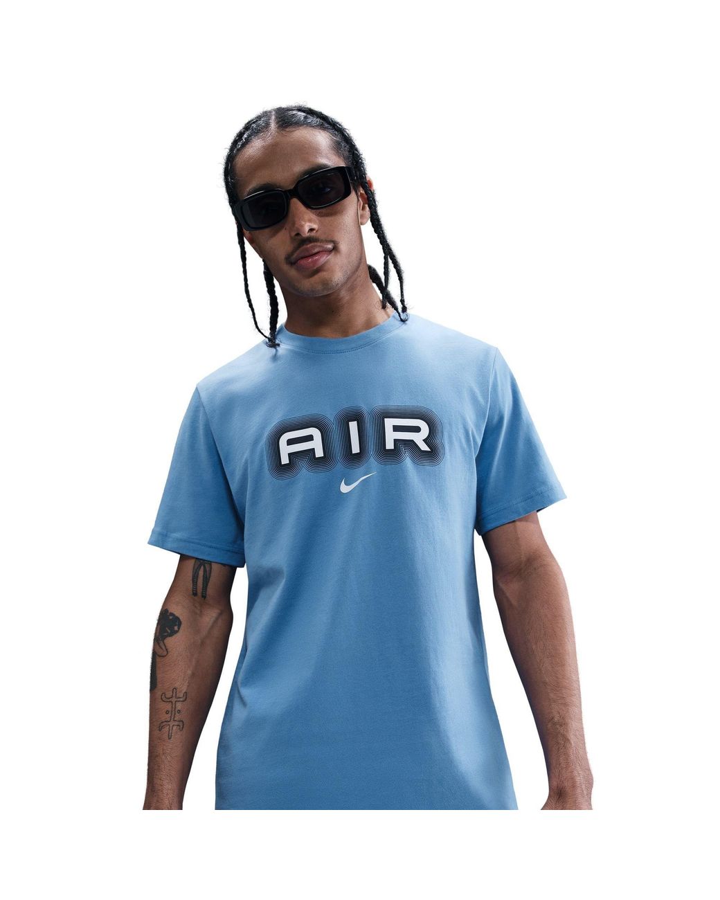 Nike Blue M Nsw Sw Air Graphic Tee for men