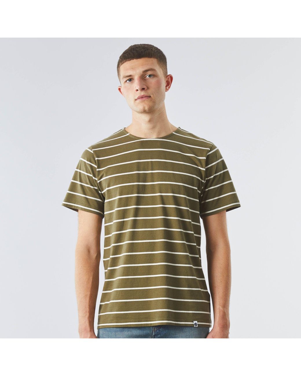 Pretty Green Green Pretty Pg Collarless Ts for men
