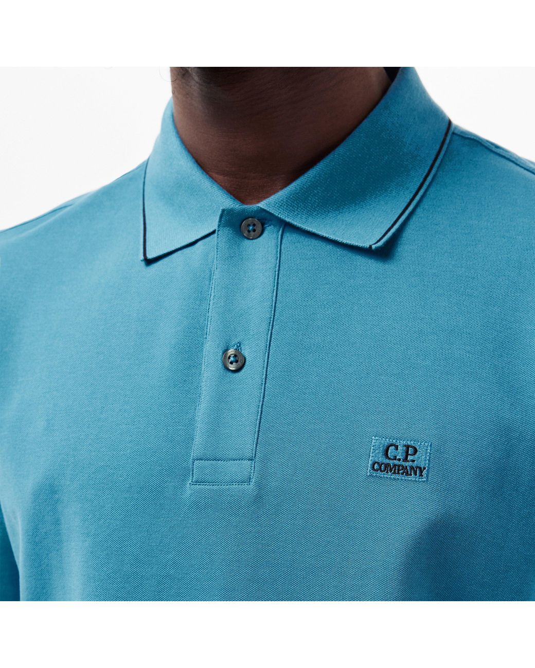 C P Company Blue Polo Shirt for men