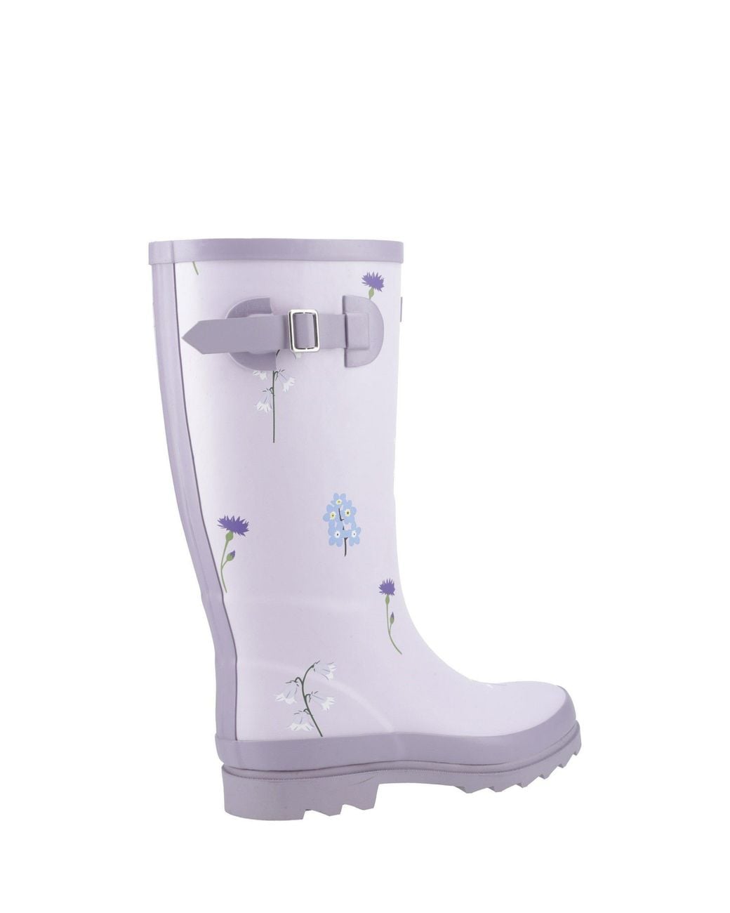 Cotswold Purple Wildflower Tall Wellingtons