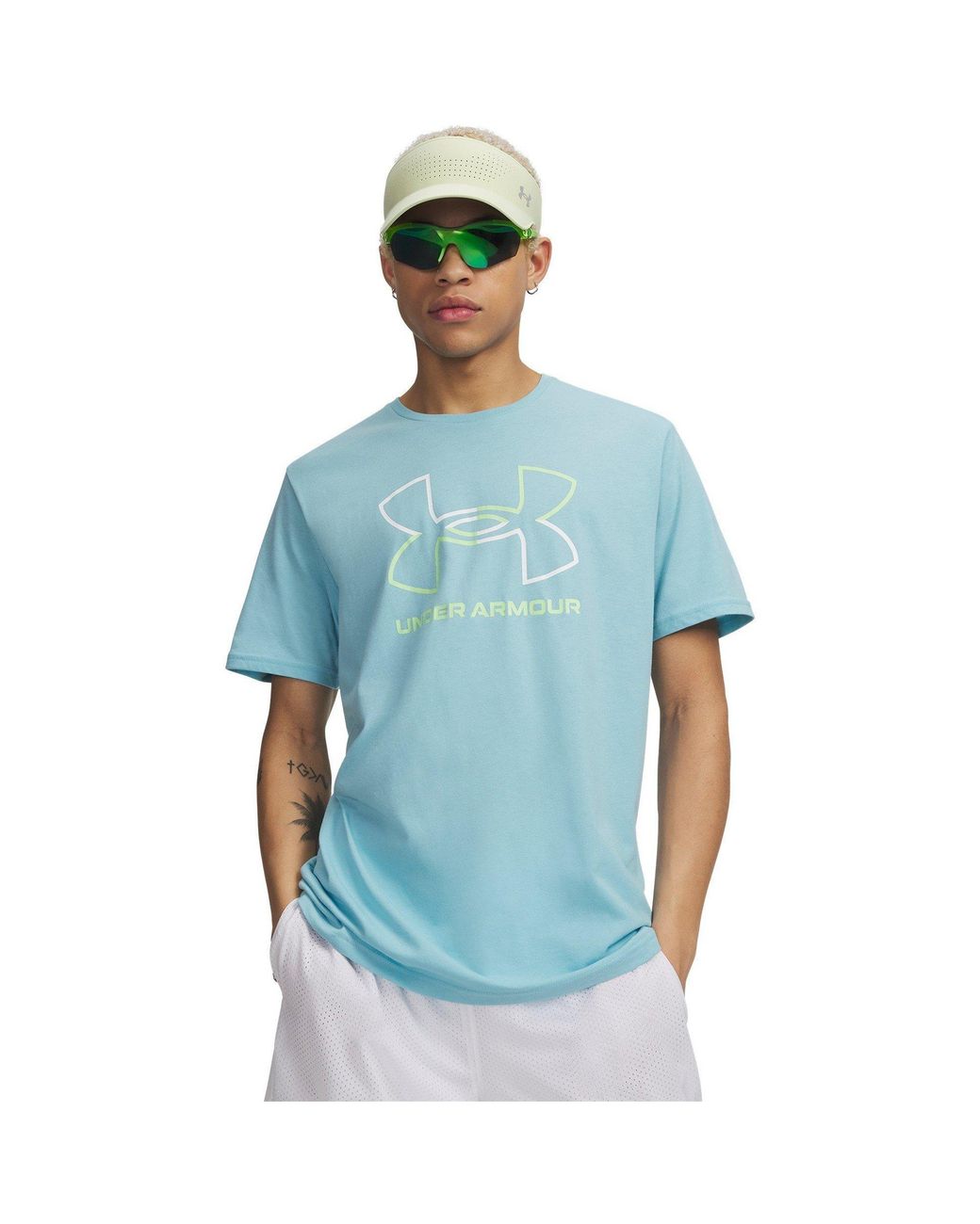 Under Armour Blue Foundation Short Sleeve for men