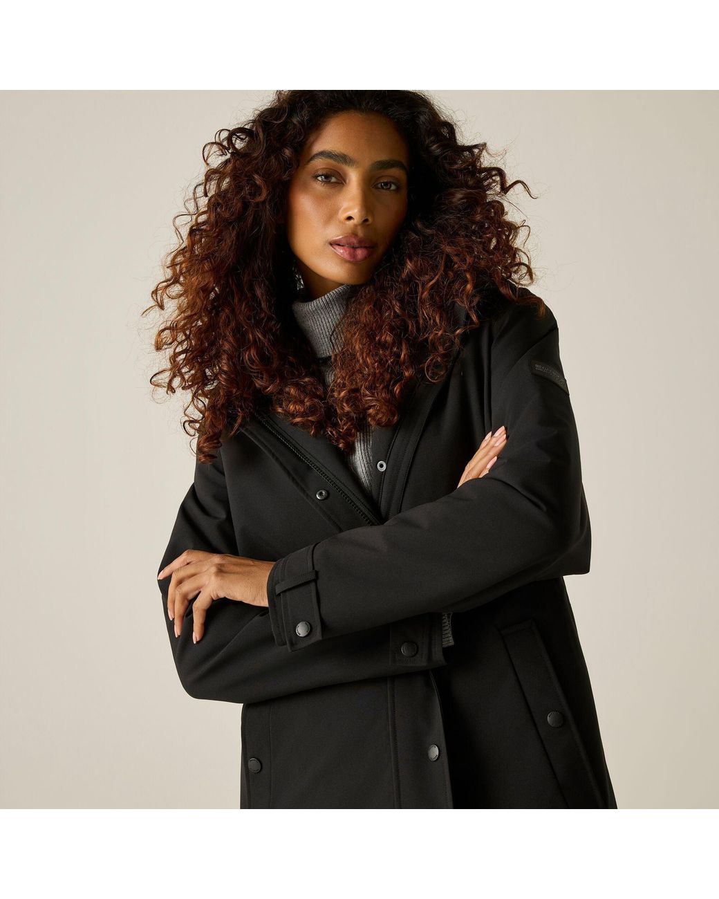 Regatta Black Yasira Waterproof Jacket