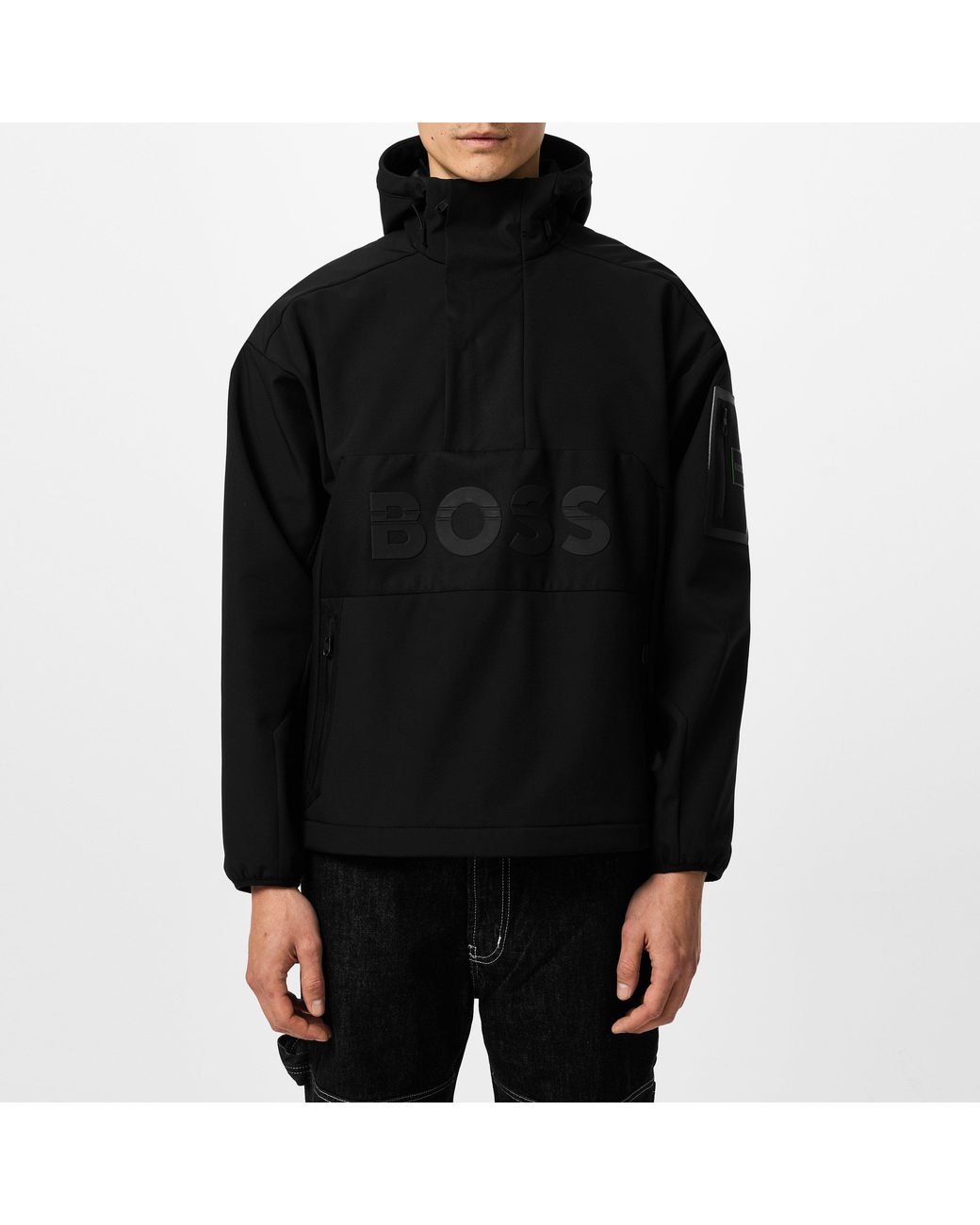 Boss Black J_Stel Water Resistant Rain Anorak for men