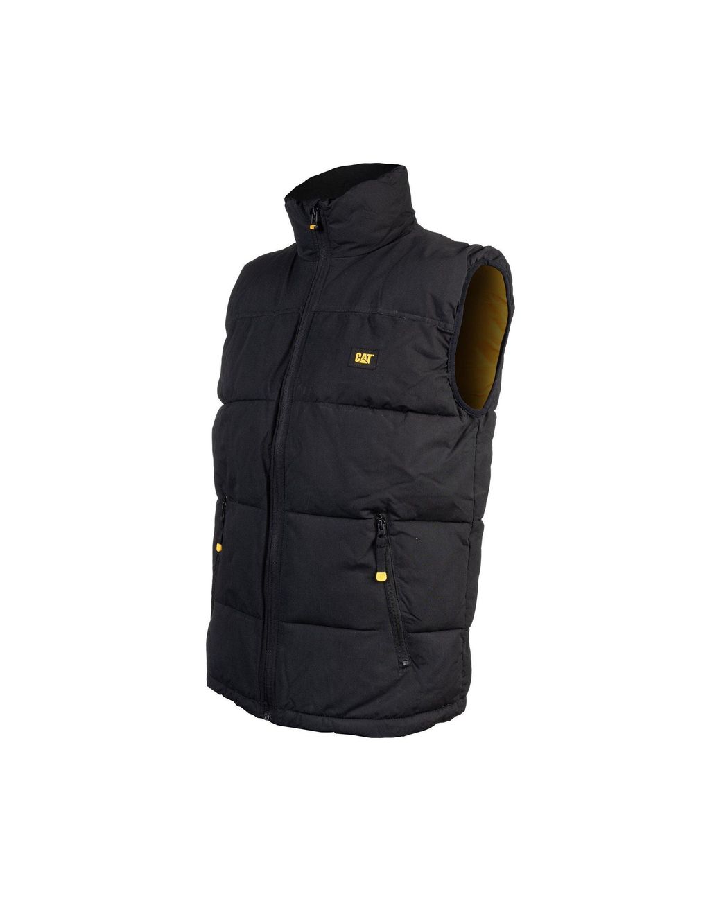 Caterpillar Black Quilted Gilet for men