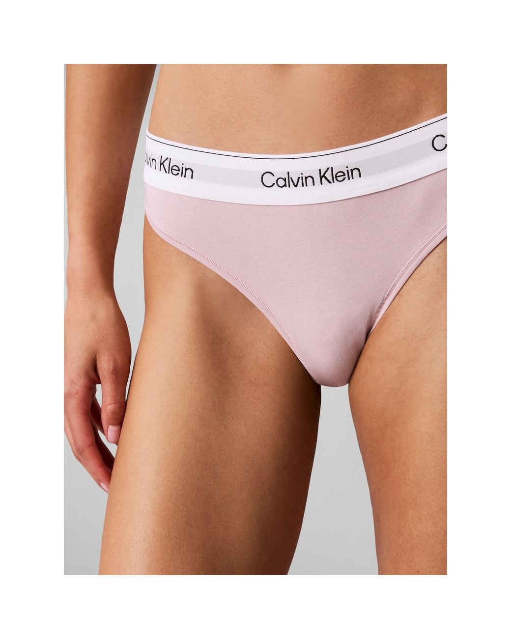 Calvin Klein Purple Modern Thong