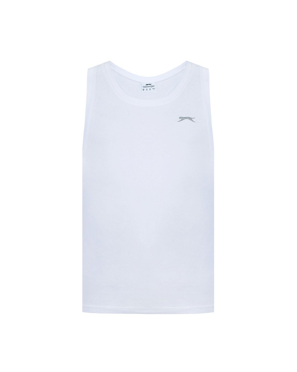 Slazenger 1881 White Muscle Vest for men