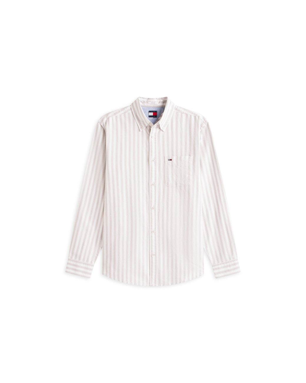 Tommy Hilfiger White Long Sleeve Patterned Shirt for men