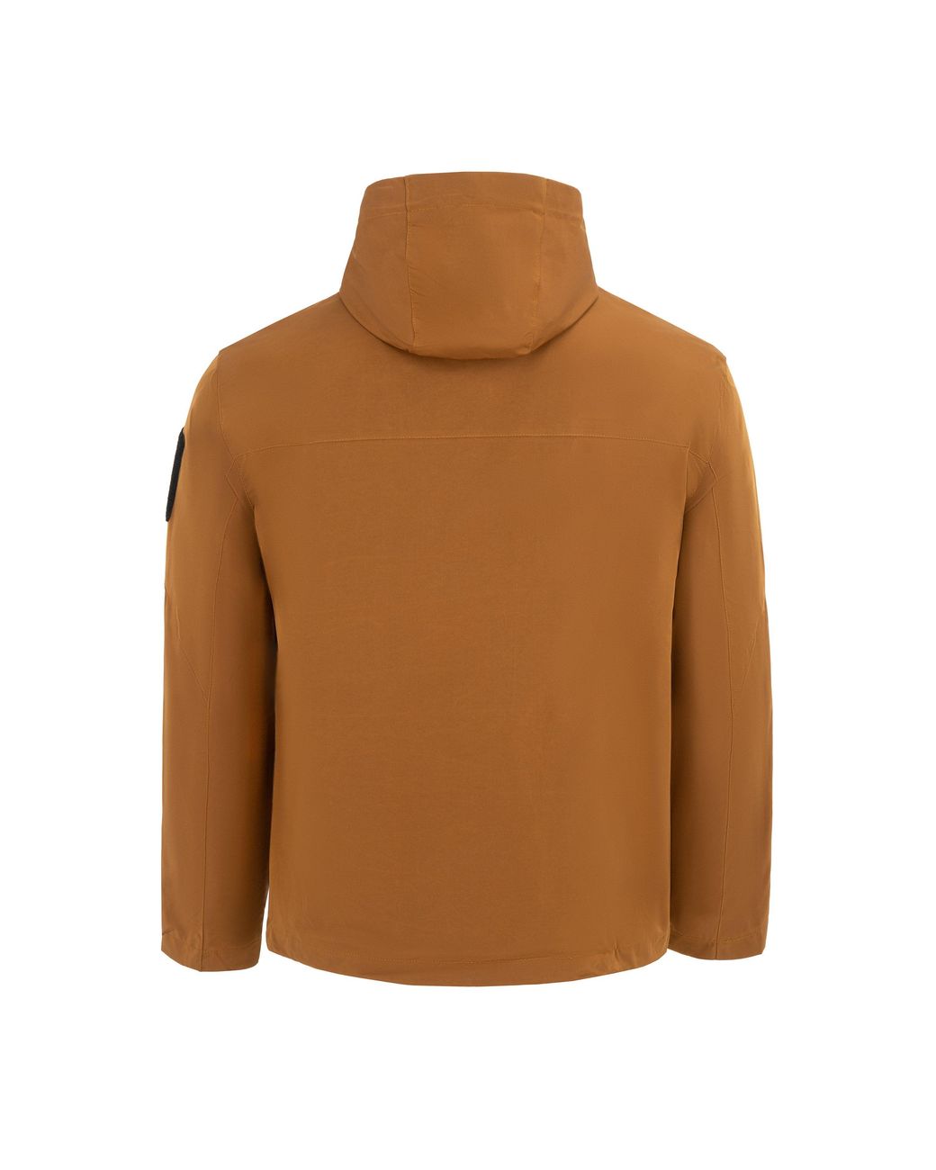 Firetrap Brown Windproof Hooded Long Sleeve Windbreaker for men