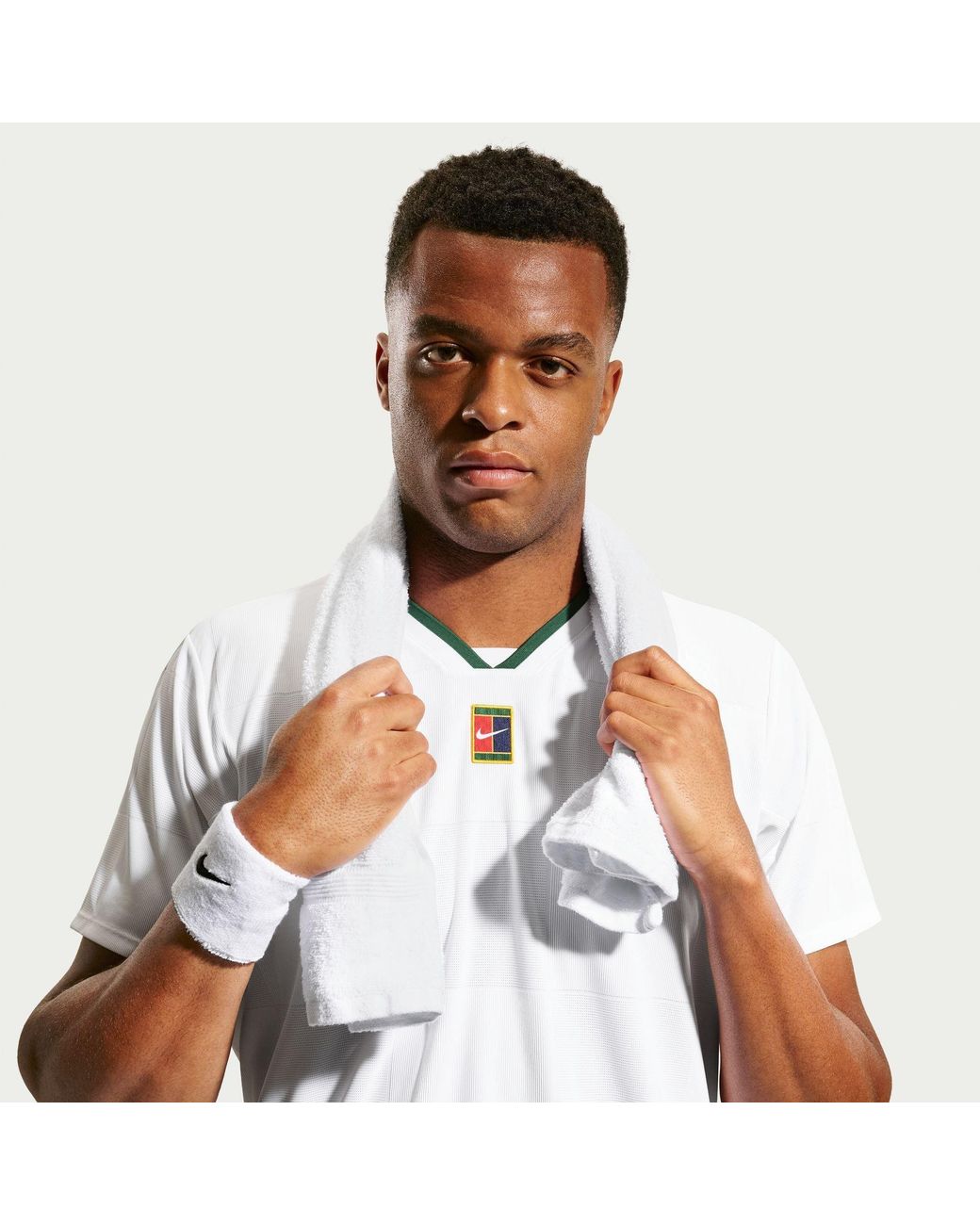 Nike White Court Slam Dri-Fit Adv Tennis Top for men