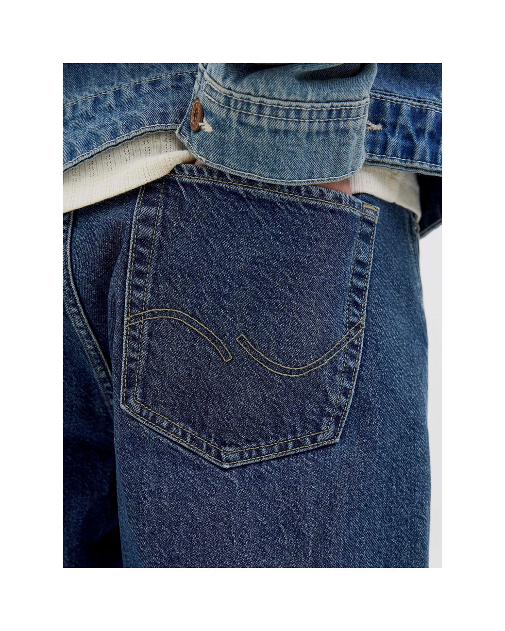 Jack & Jones Blue Eddie Baggy Jeans for men