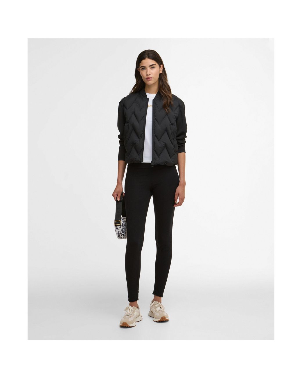Barbour Black Hybrid Jacket