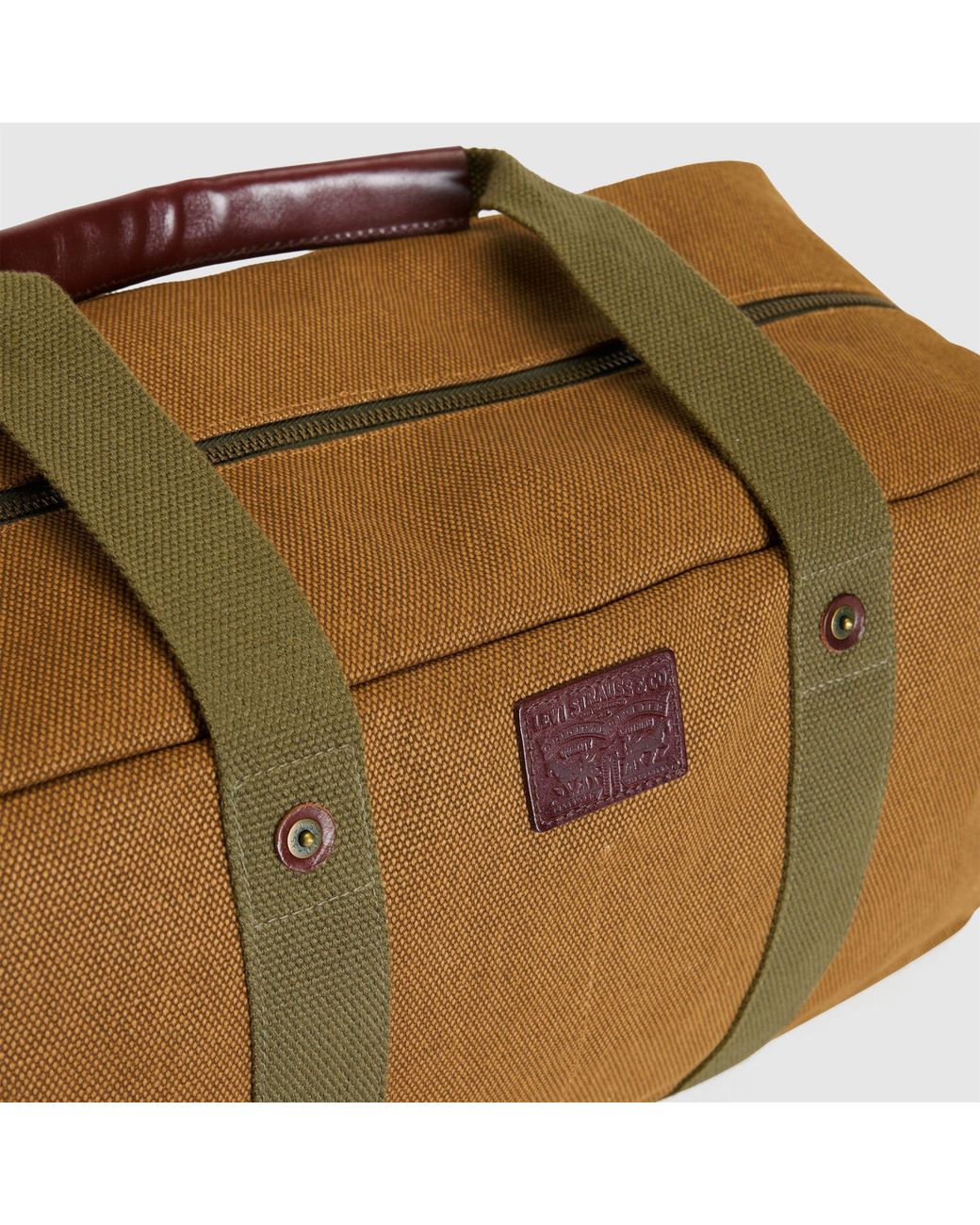 Levi's Brown Heritage Duffle Cotton Holdall