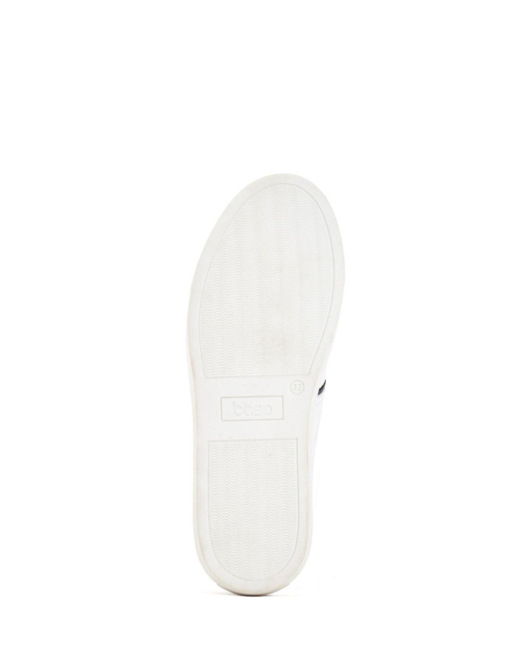 Base London White Beck Softy Shoes for men