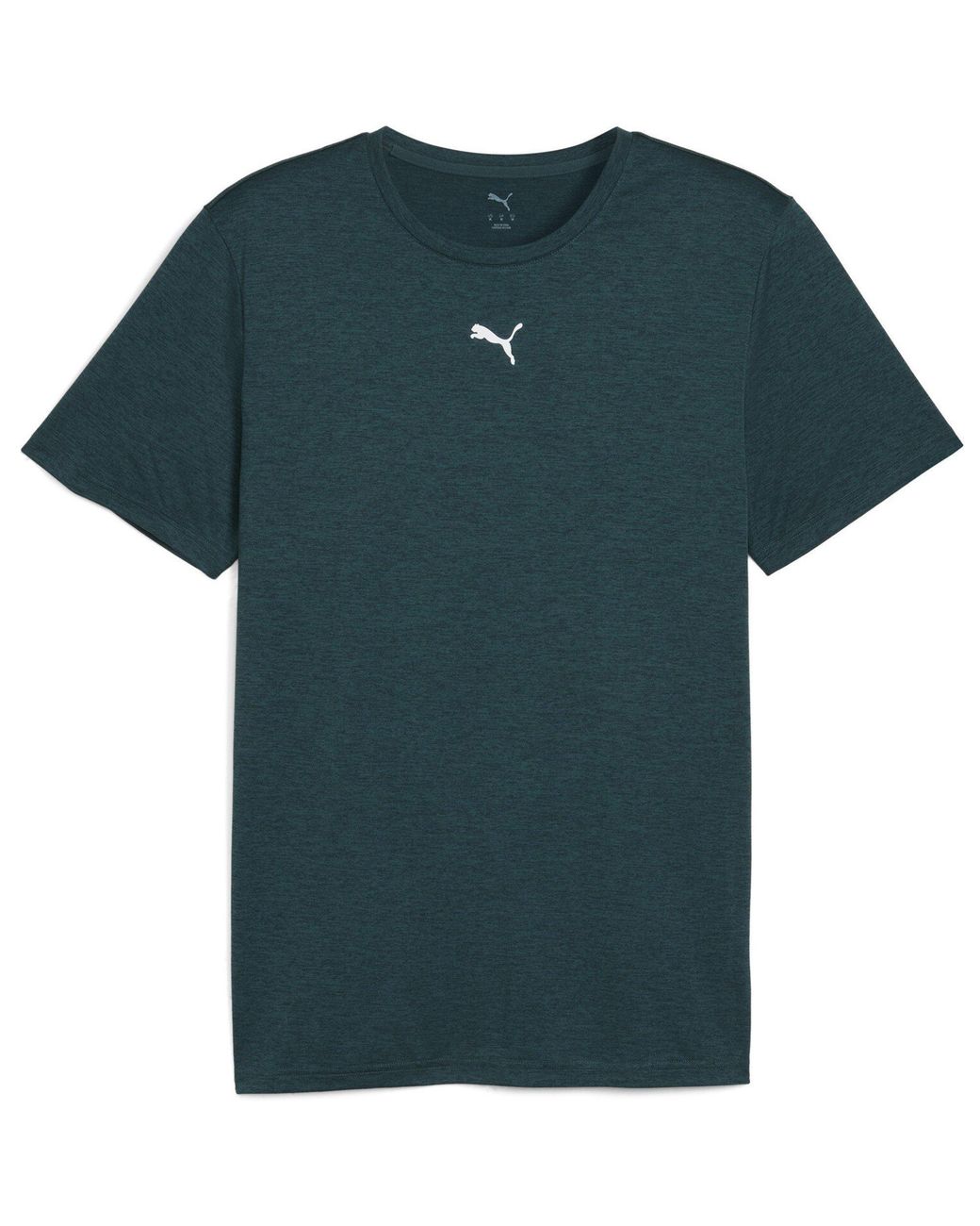 PUMA Blue Tad Short Sleeve Performance Gym Top for men