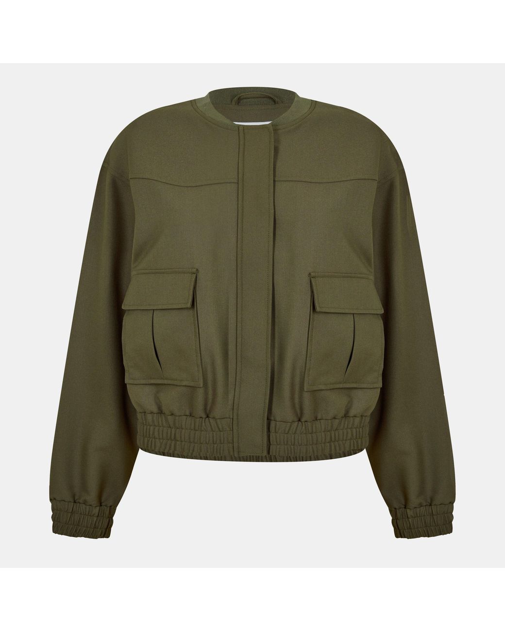 Jack Wills Green Bomber Jacket