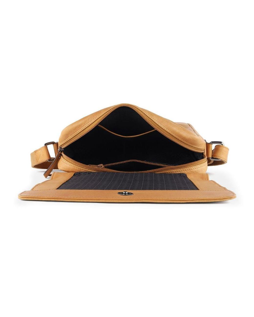PRIMEHIDE Leather Brown Crossbody Messenger Bag