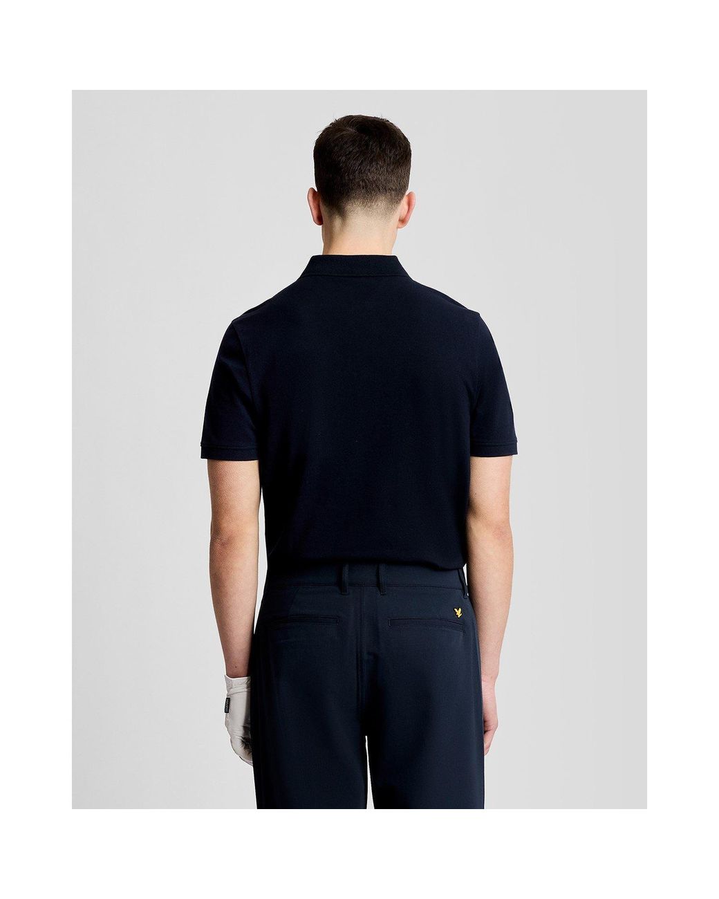 Lyle & Scott Blue Lyle & Scott Golf Eagle Polo Shirt for men