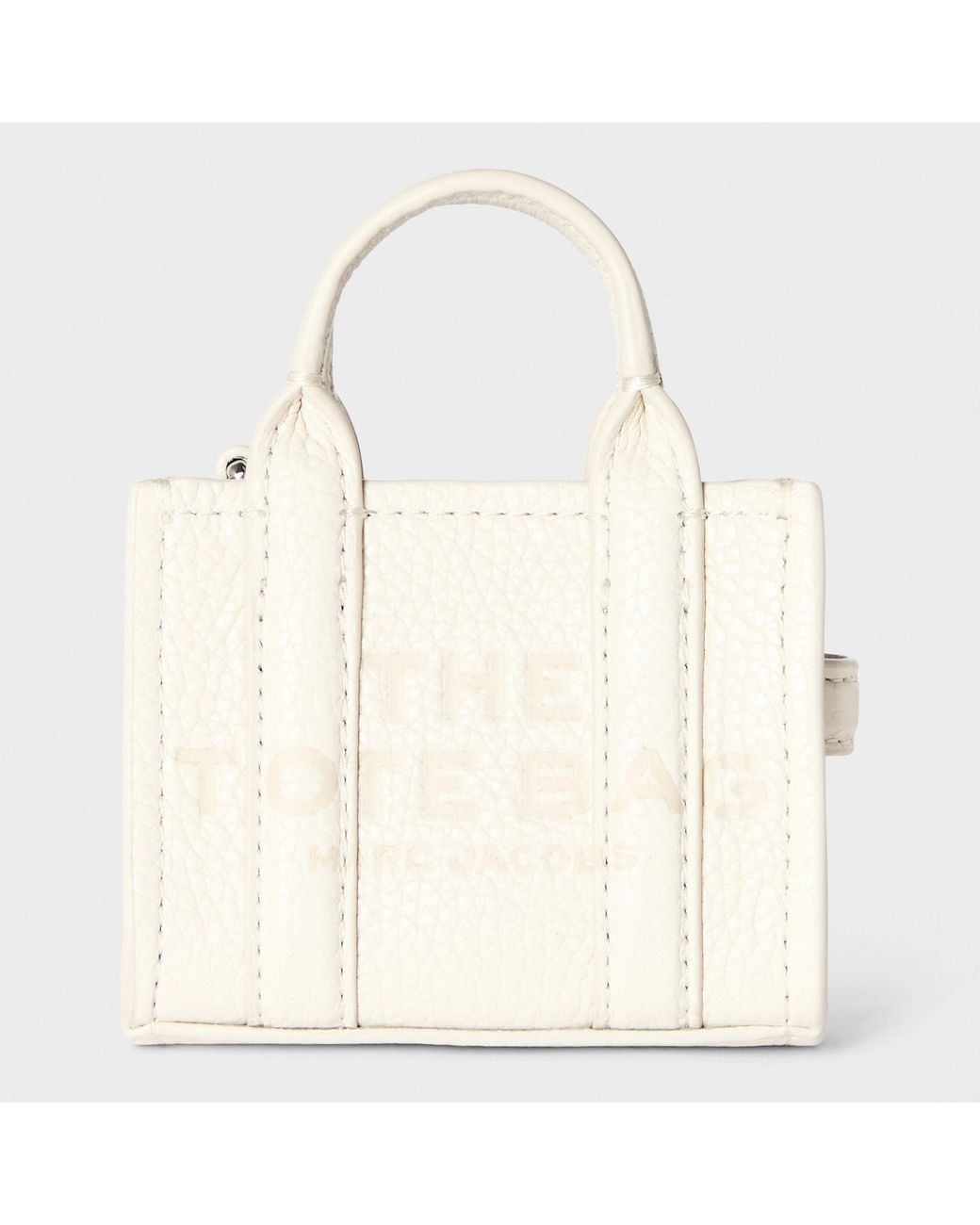 Marc Jacobs White Tote Charm Keyring
