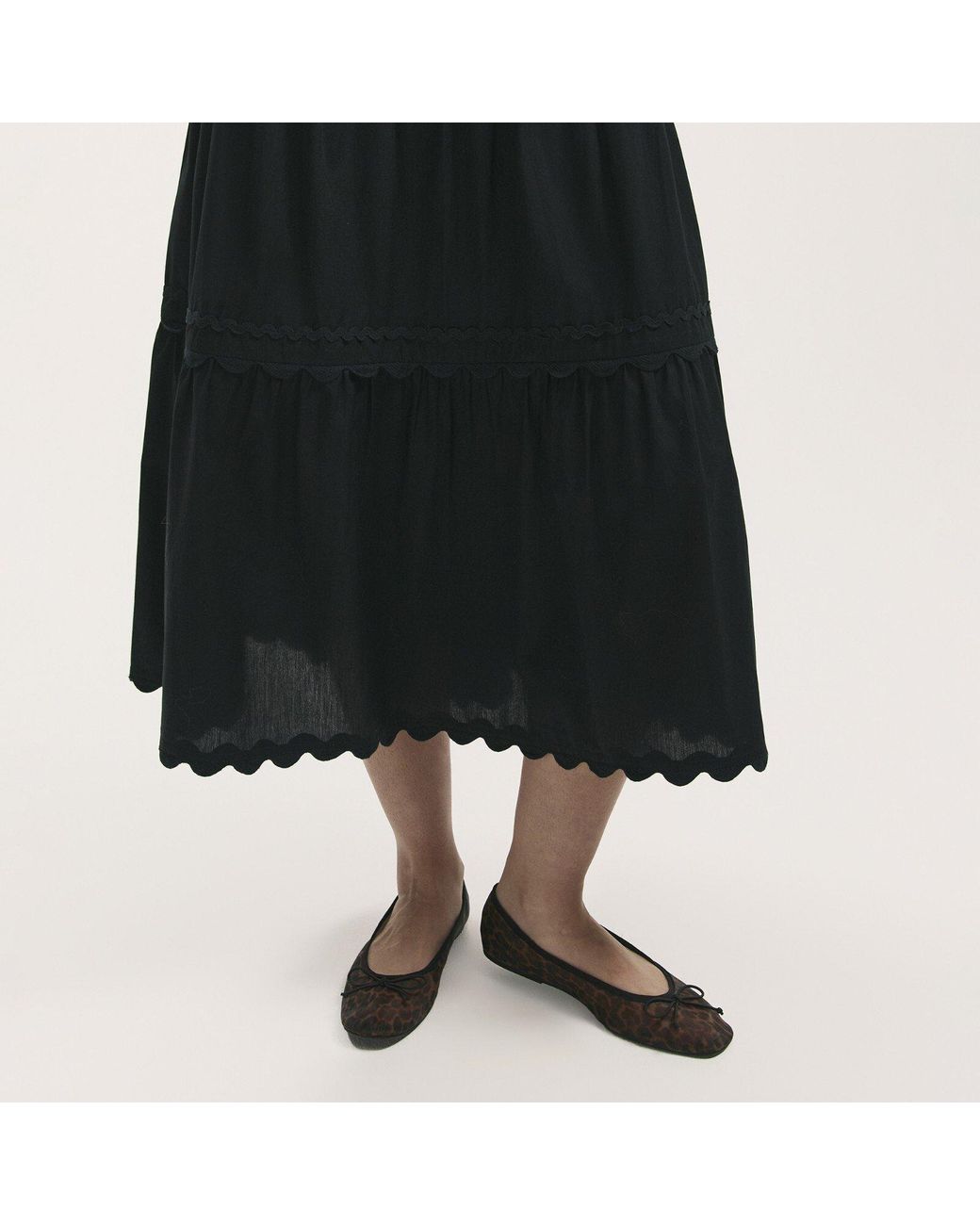 Finery London Black Paula Maxi Skirt