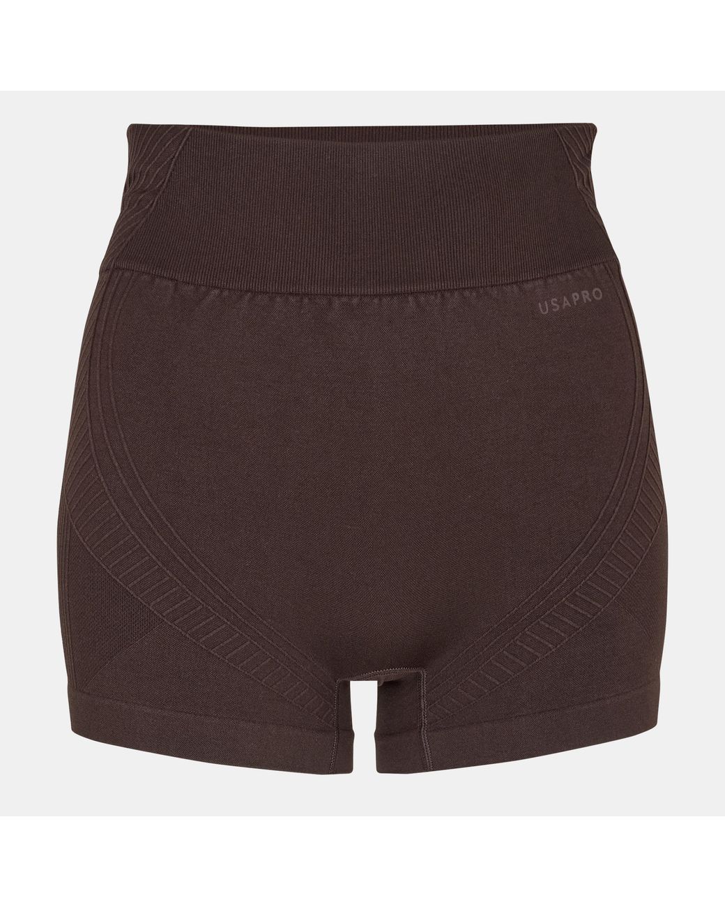 Usa Pro Brown Seamless 3 Inch Shorts