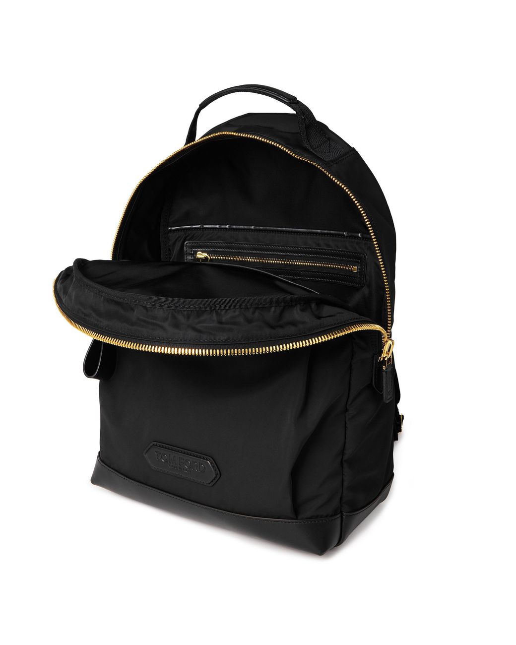 Tom Ford Black Logo Backpack for men