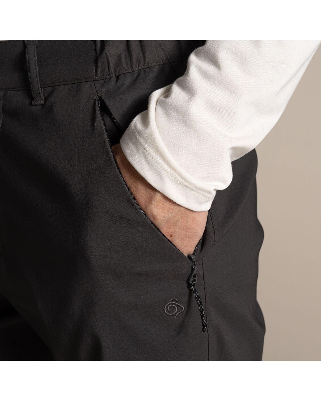 Craghoppers Natural Kiwi Pro Iii Water-Repellent Convertible Tro for men