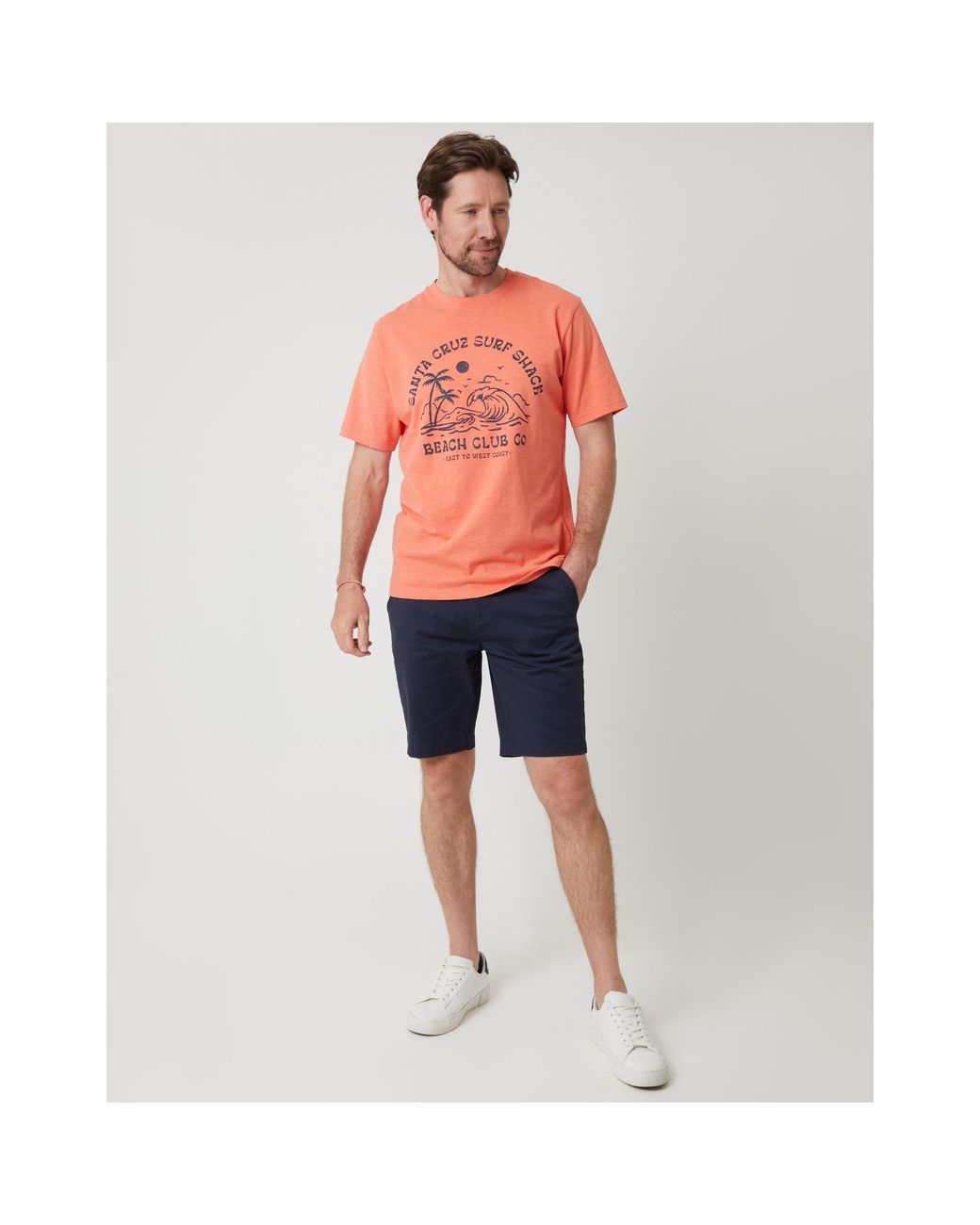 Saltwell Orange Portrush Regular Fit T-Shirt for men